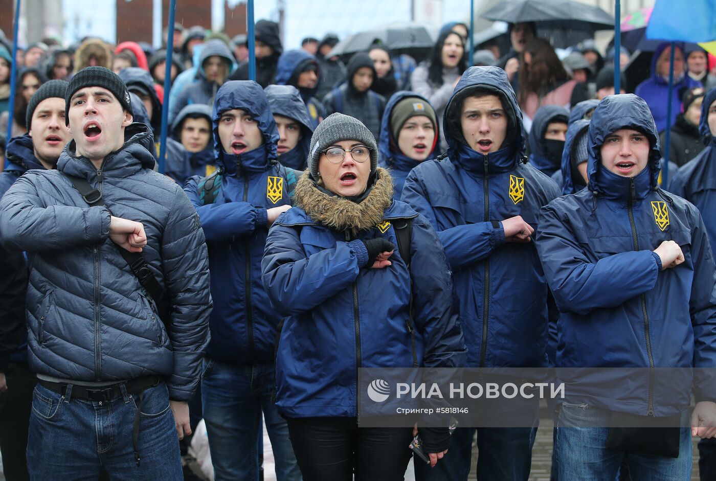 Акция националистов в Киеве