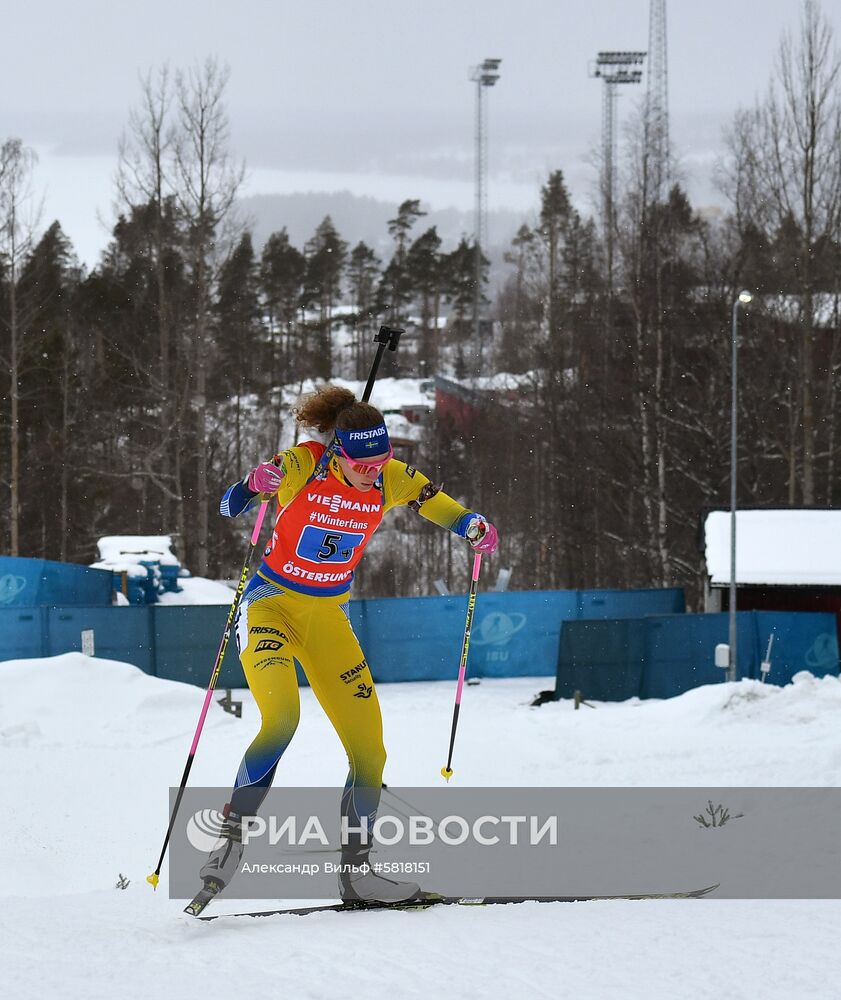 Биатлон. Чемпионат мира. Женщины. Эстафета