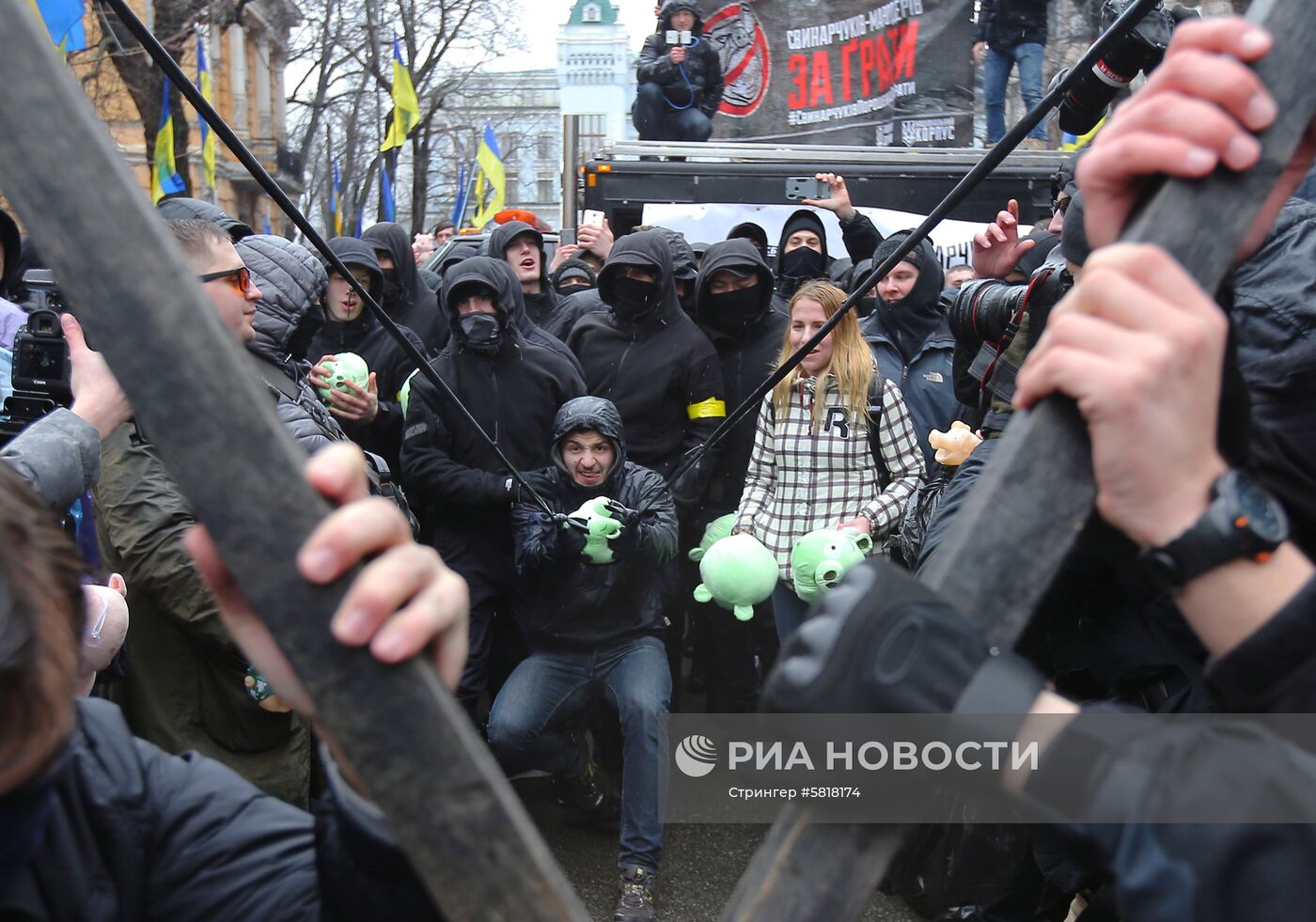 Акция националистов в Киеве