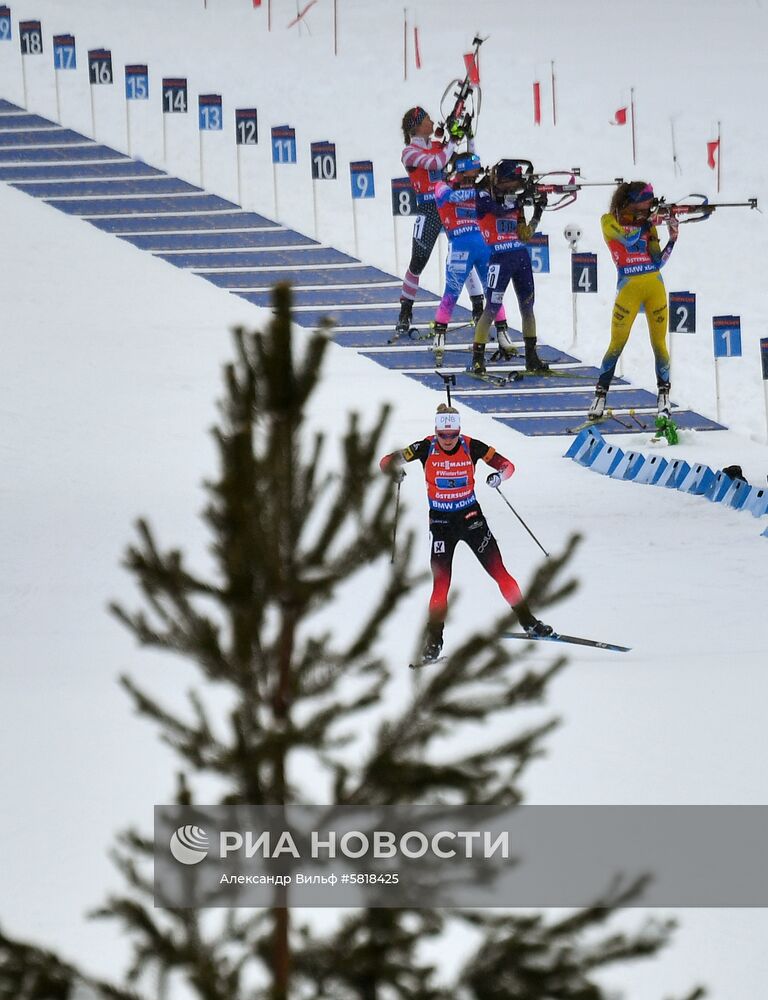 Биатлон. Чемпионат мира. Женщины. Эстафета