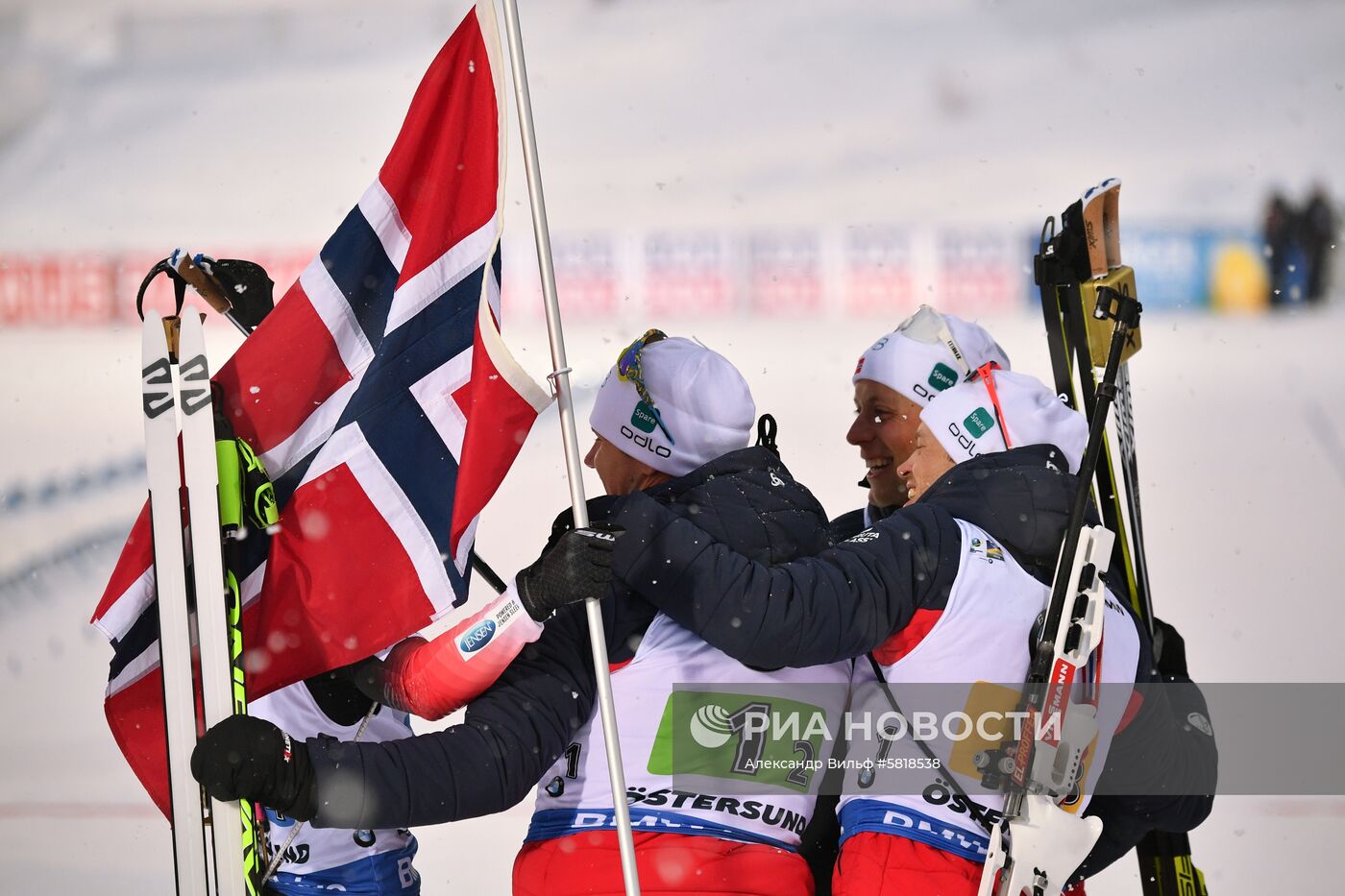 Биатлон. Чемпионат мира. Мужчины. Эстафета