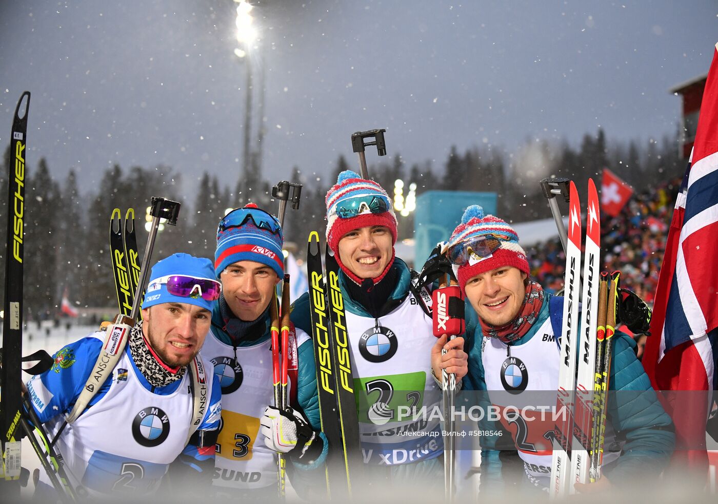 Биатлон. Чемпионат мира. Мужчины. Эстафета