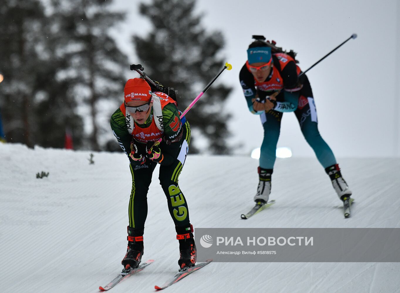 Биатлон. Чемпионат мира. Женщины. Эстафета