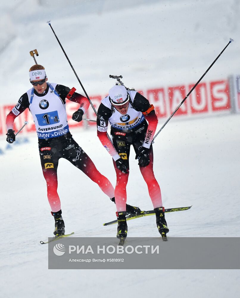 Биатлон. Чемпионат мира. Мужчины. Эстафета