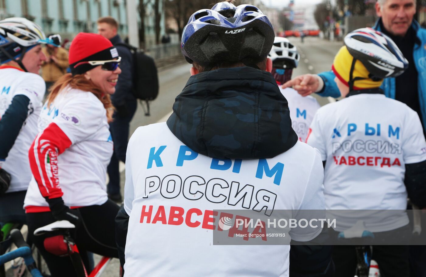 Легкоатлетический пробег и велозаед в Симферополе