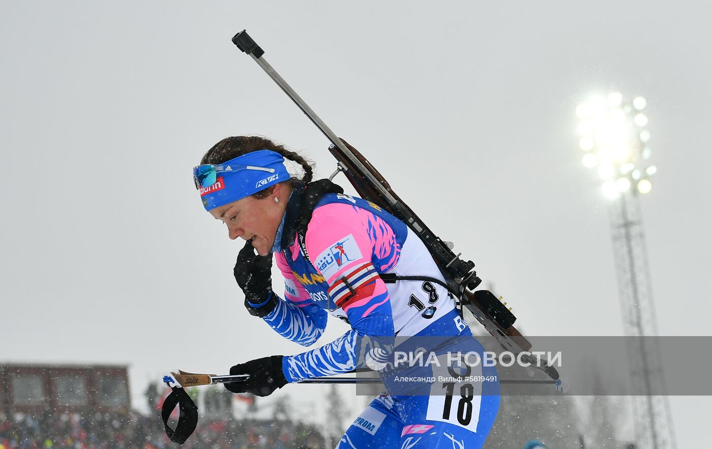 Биатлон. Чемпионат мира. Женщины. Масс-старт