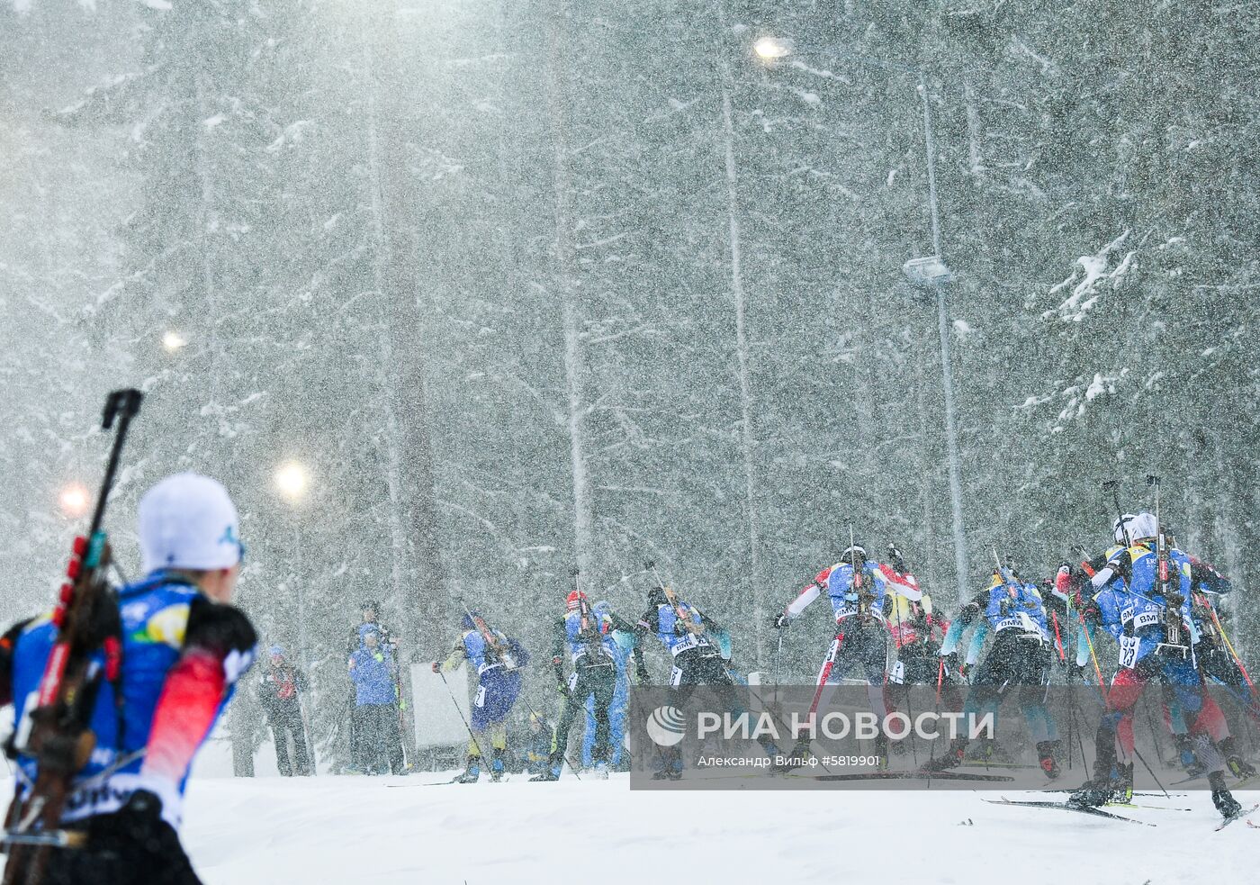 Биатлон. Чемпионат мира. Мужчины. Масс-старт