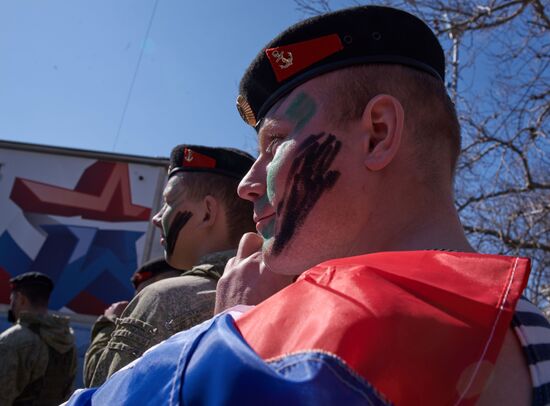 Акция "Военная служба по контракту в Вооружённых силах — Твой выбор!" в Севастополе
