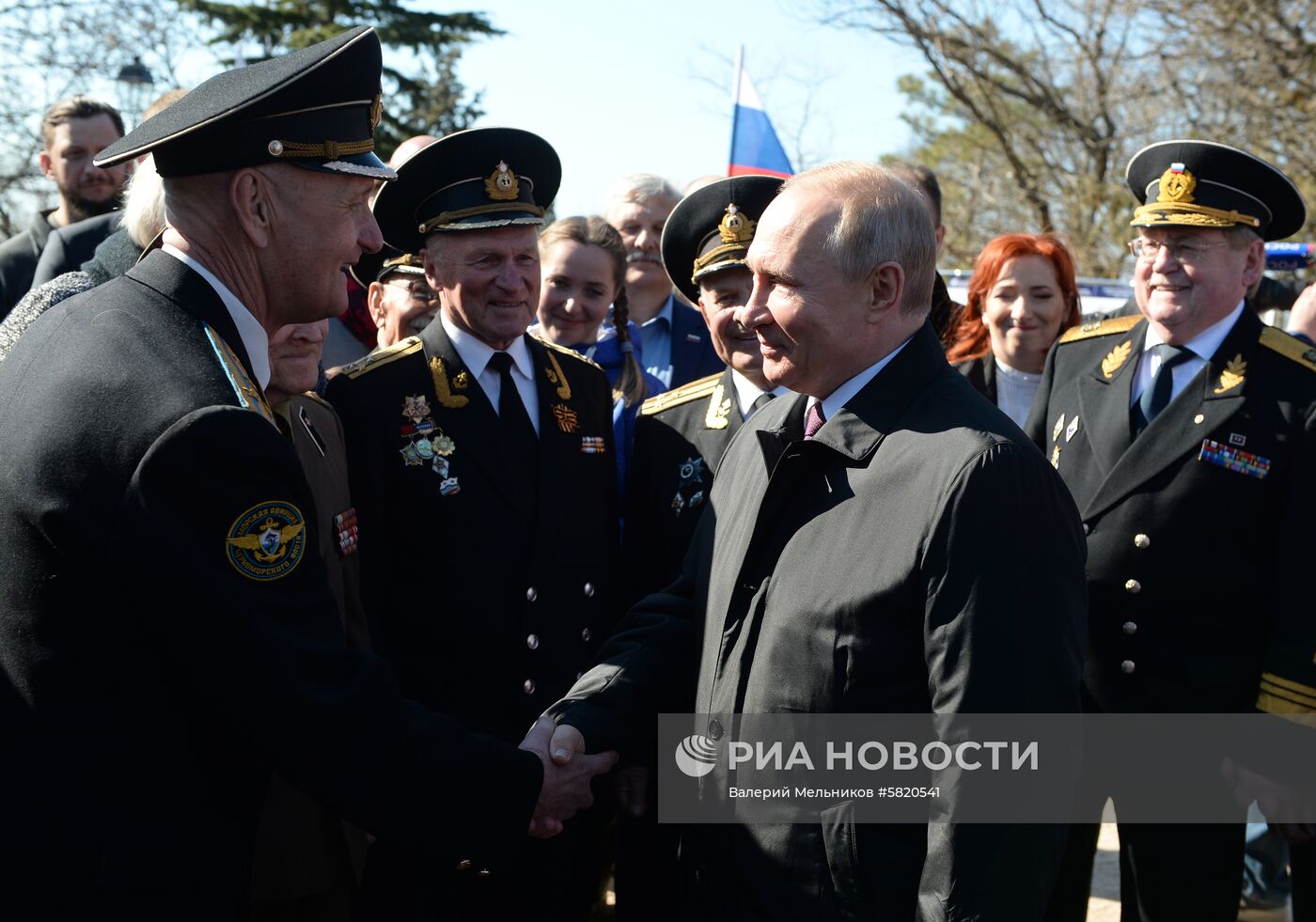 Рабочая поездка президента РФ В. Путина в Крым 