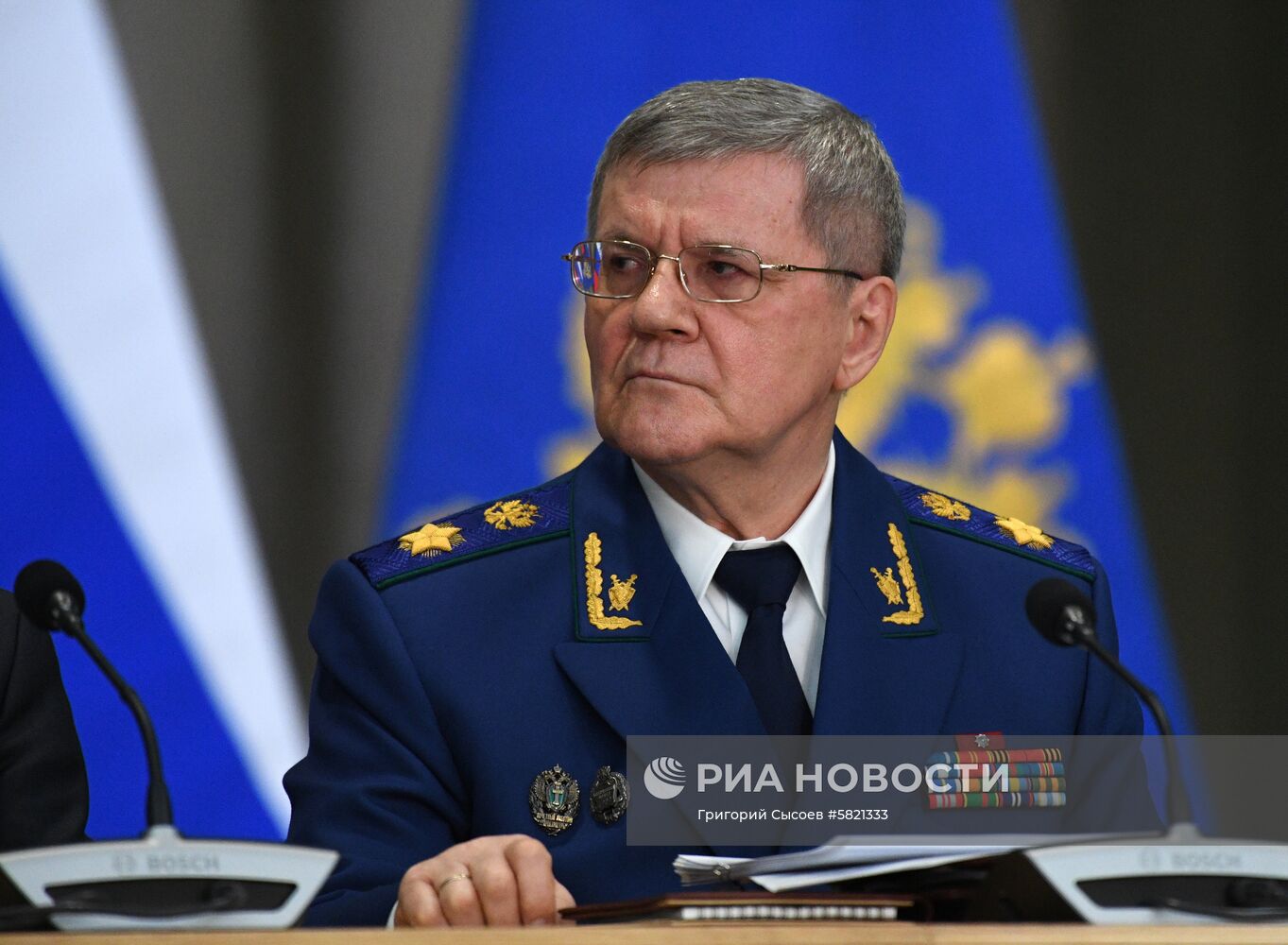 Президент РФ В. Путин принял участие в расширенном заседании коллегии Генпрокуратуры РФ