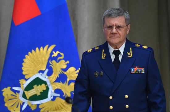 Президент РФ В. Путин принял участие в расширенном заседании коллегии Генпрокуратуры РФ