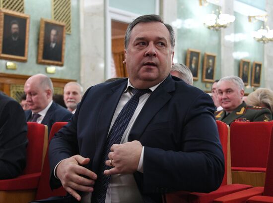 Президент РФ В. Путин принял участие в расширенном заседании коллегии Генпрокуратуры РФ