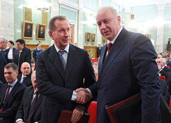 Президент РФ В. Путин принял участие в расширенном заседании коллегии Генпрокуратуры РФ