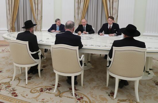 Президент РФ В. Путин встретился с главой Всемирного еврейского конгресса Р. Лаудером