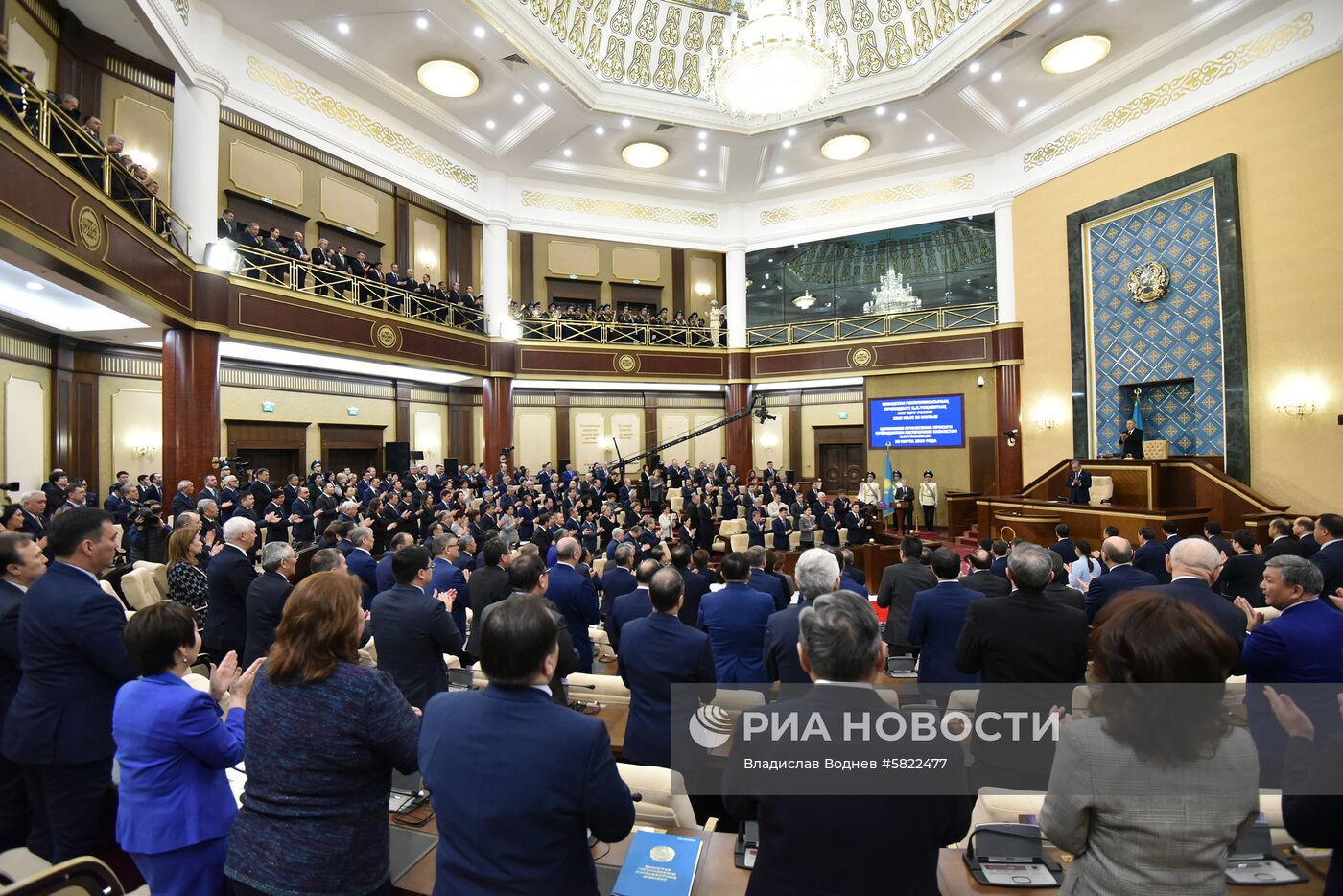 Церемония передачи полномочий президента Казахстана К. Токаеву