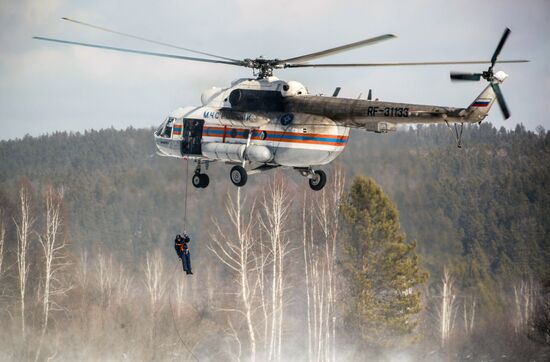 Командно-штабные учения МЧС в Иркутской области