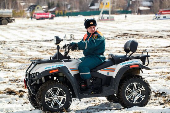 Командно-штабные учения МЧС в Иркутской области