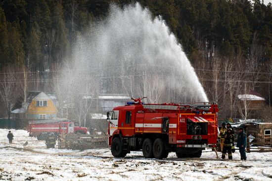 Командно-штабные учения МЧС в Иркутской области