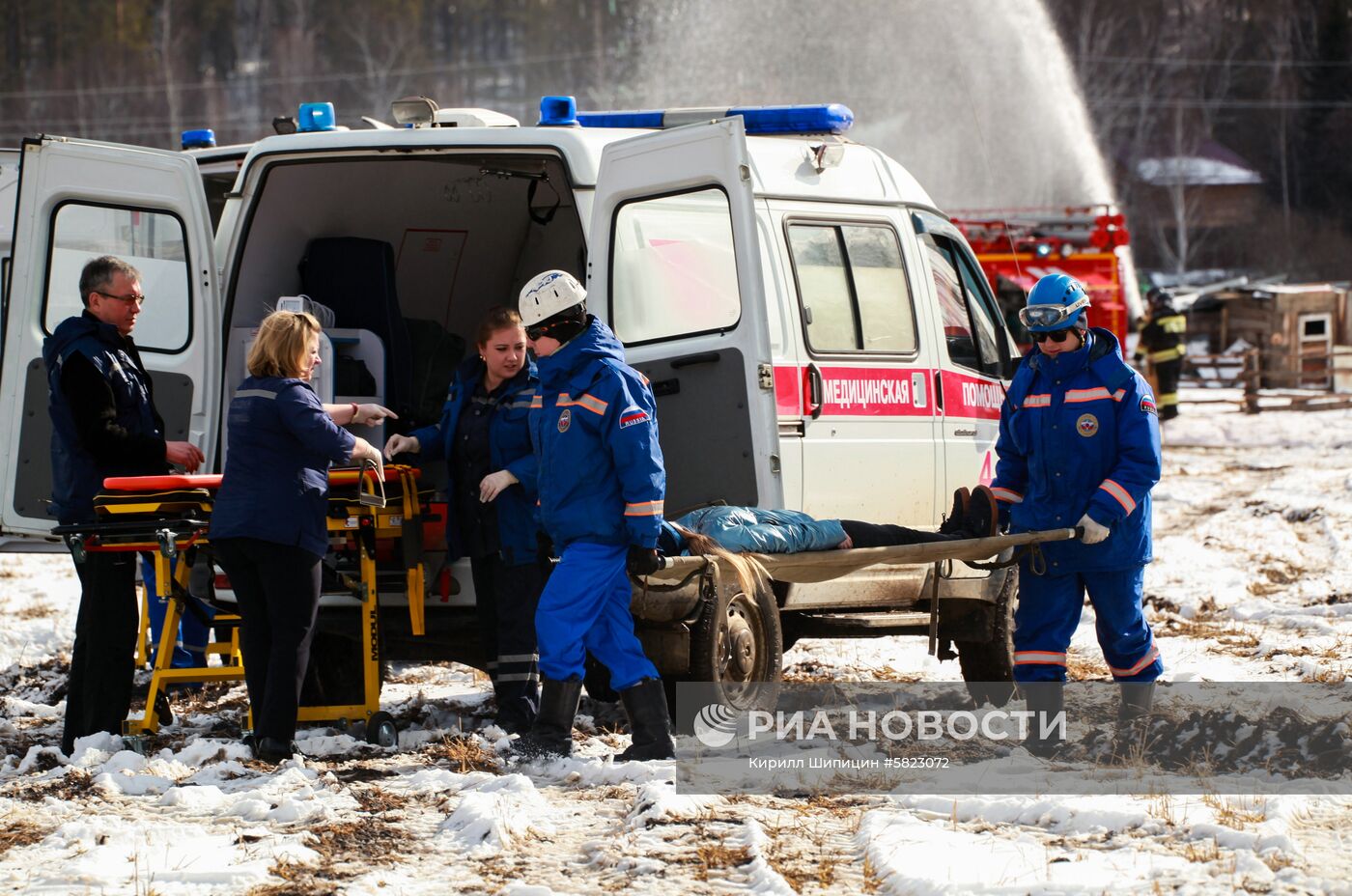 Командно-штабные учения МЧС в Иркутской области