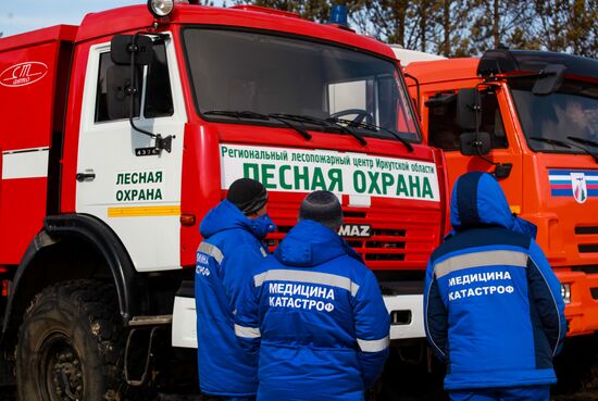 Командно-штабные учения МЧС в Иркутской области