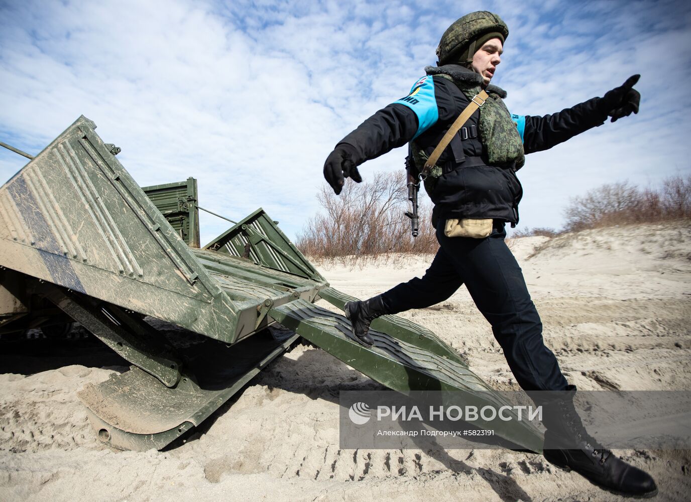 Тактико-специальные учения инженерных войск Балтийского флота