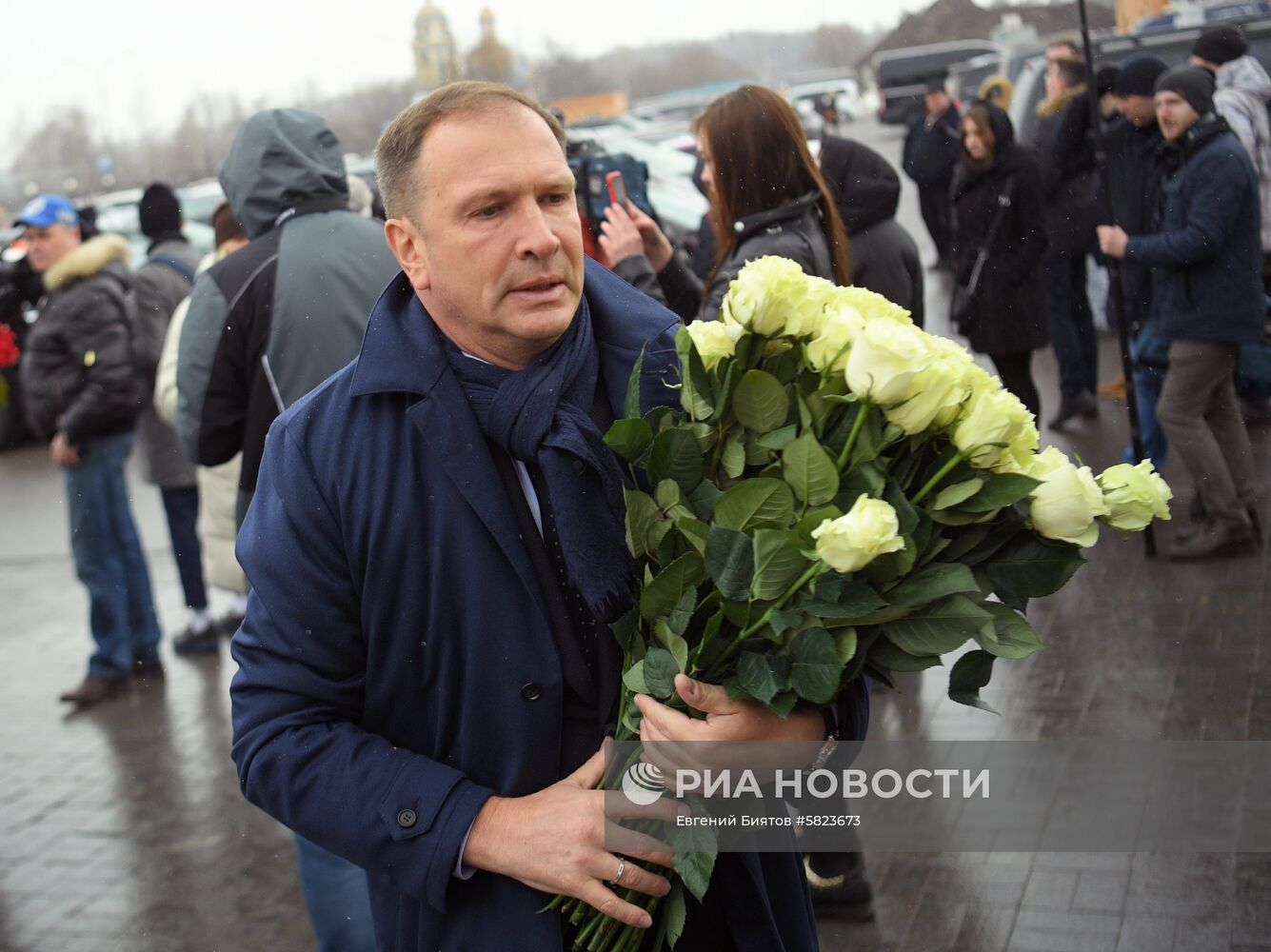 Прощание с певицей Юлией Началовой