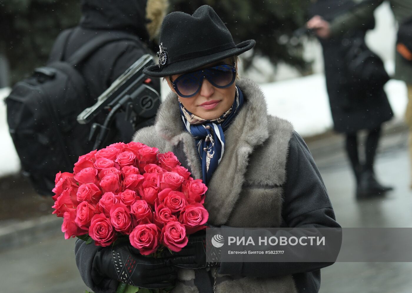 Прощание с певицей Юлией Началовой