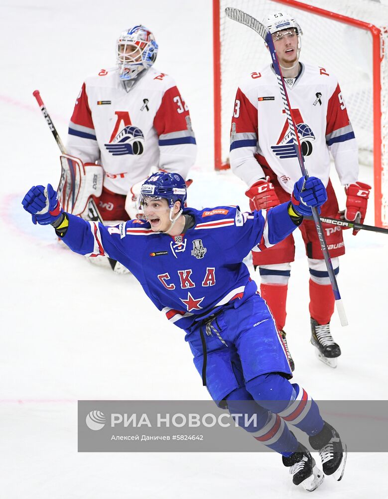 Хоккей. КХЛ. Матч СКА - "Локомотив"