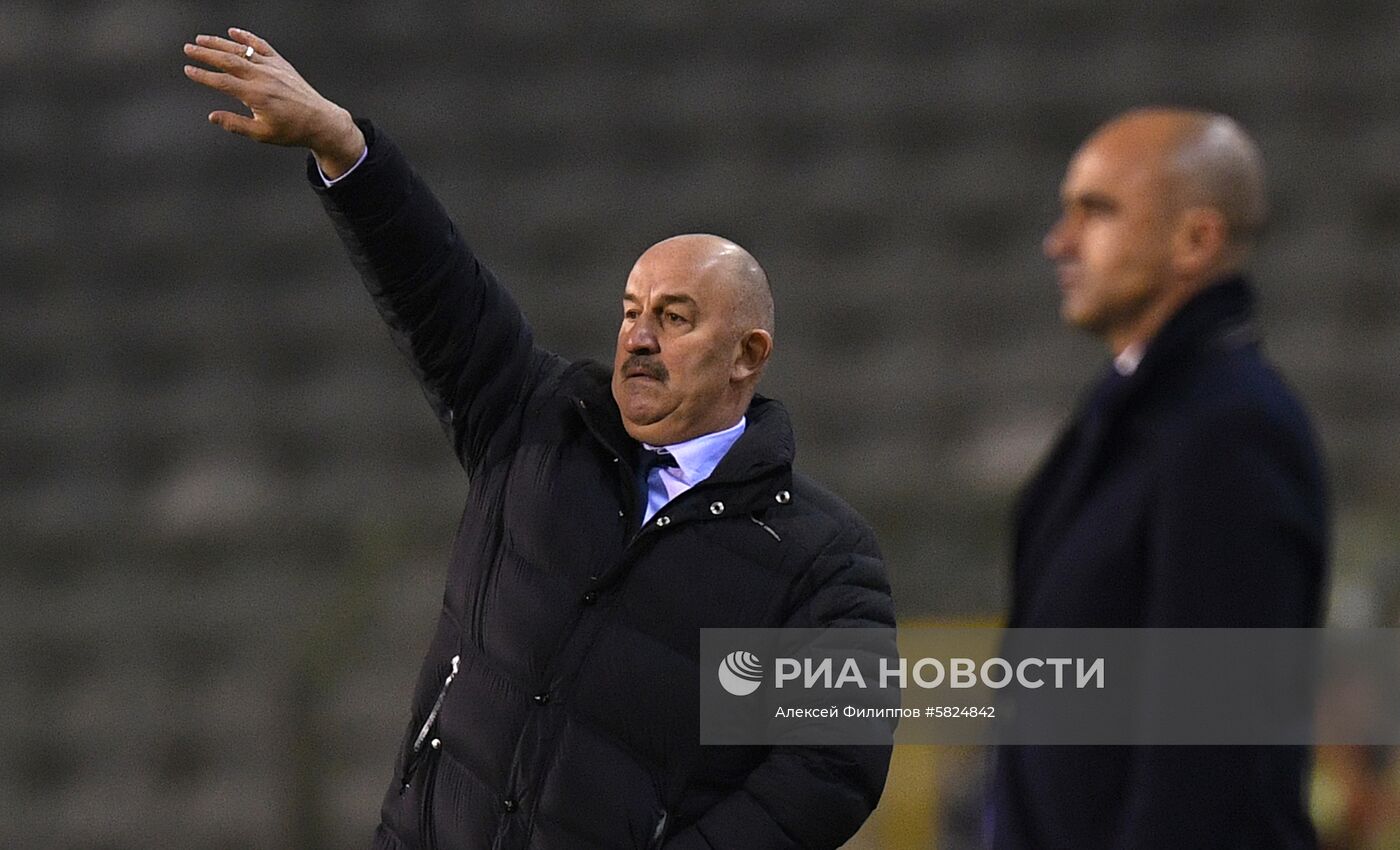 Футбол. Отборочный матч ЧЕ-2020. Матч Бельгия - Россия