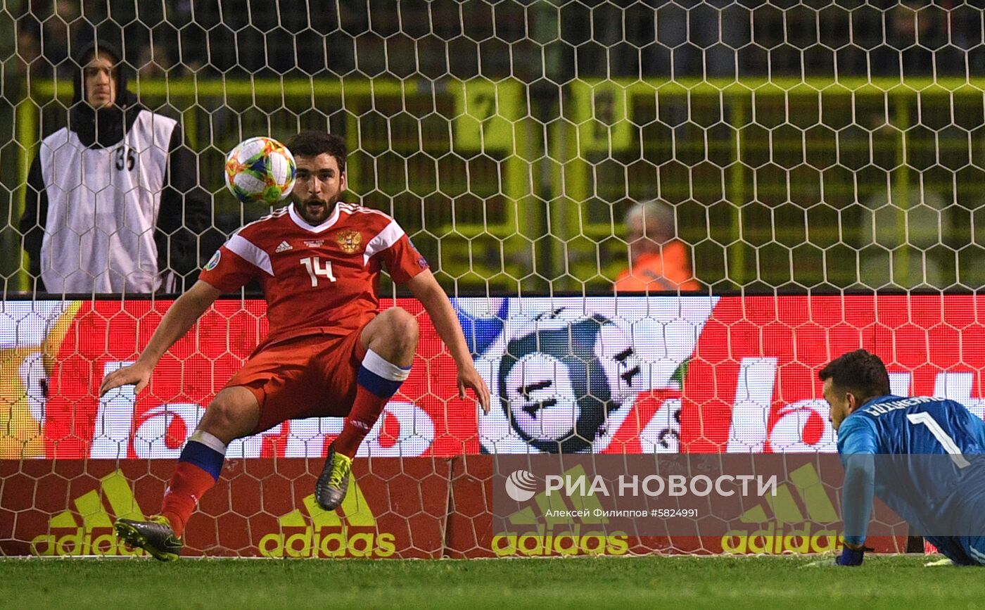 Футбол. Отборочный матч ЧЕ-2020. Матч Бельгия - Россия