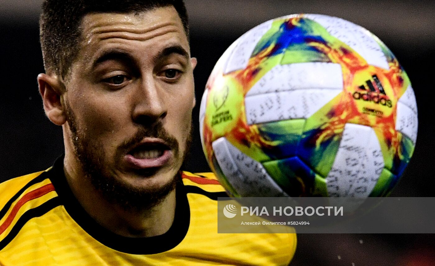 Футбол. Отборочный матч ЧЕ-2020. Матч Бельгия - Россия