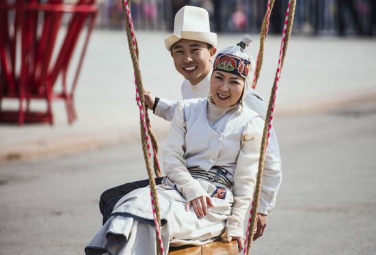 Празднование Навруза в Бишкеке