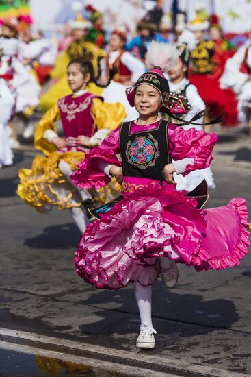 Празднование Навруза в Бишкеке