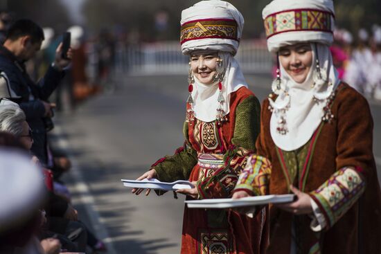 Празднование Навруза в Бишкеке