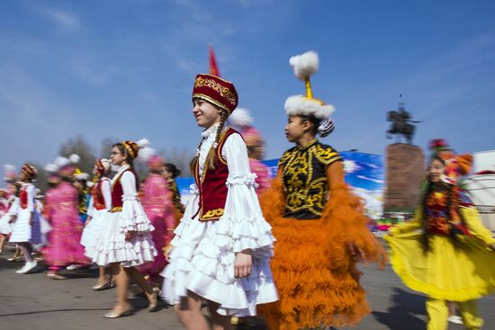 Празднование Навруза в Бишкеке