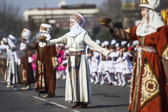 Празднование Навруза в Бишкеке