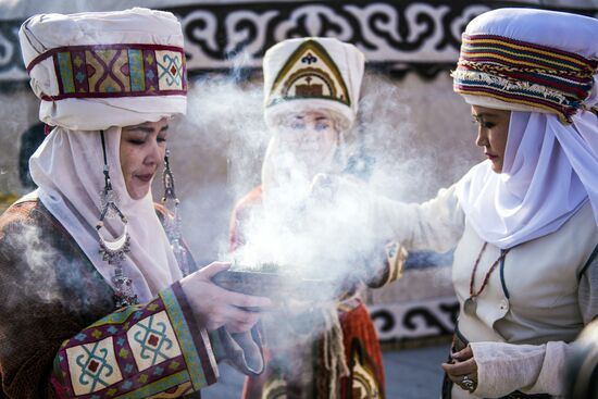 Празднование Навруза в Бишкеке