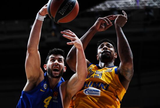 Баскетбол. Евролига. Матч "Химки" - "Маккаби"