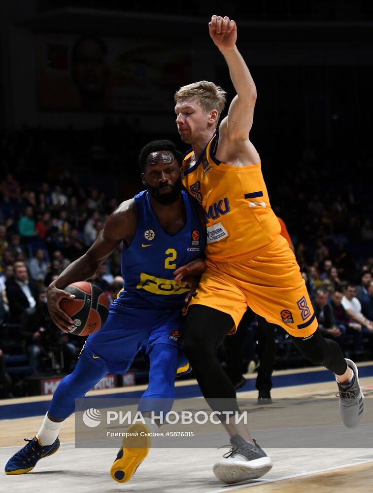 Баскетбол. Евролига. Матч "Химки" - "Маккаби"