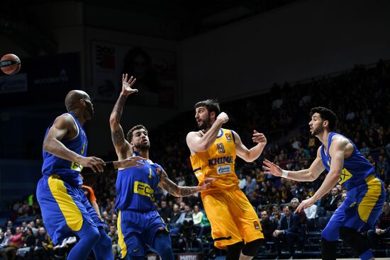 Баскетбол. Евролига. Матч "Химки" - "Маккаби"