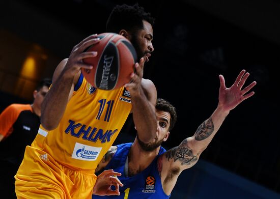 Баскетбол. Евролига. Матч "Химки" - "Маккаби"