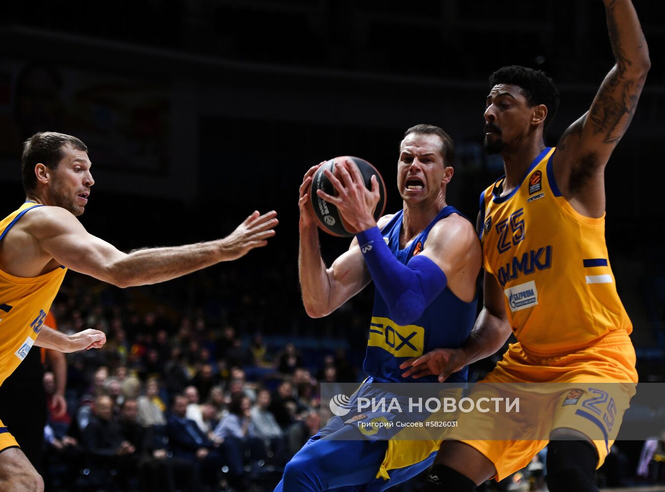 Баскетбол. Евролига. Матч "Химки" - "Маккаби"