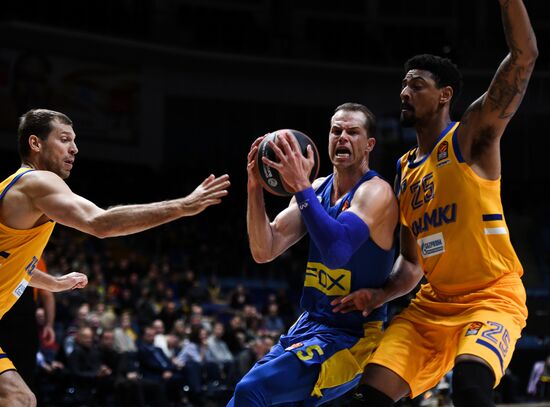 Баскетбол. Евролига. Матч "Химки" - "Маккаби"