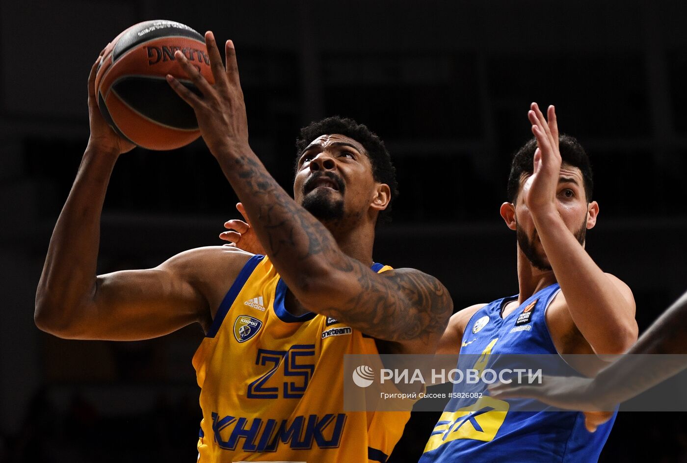 Баскетбол. Евролига. Матч "Химки" - "Маккаби"