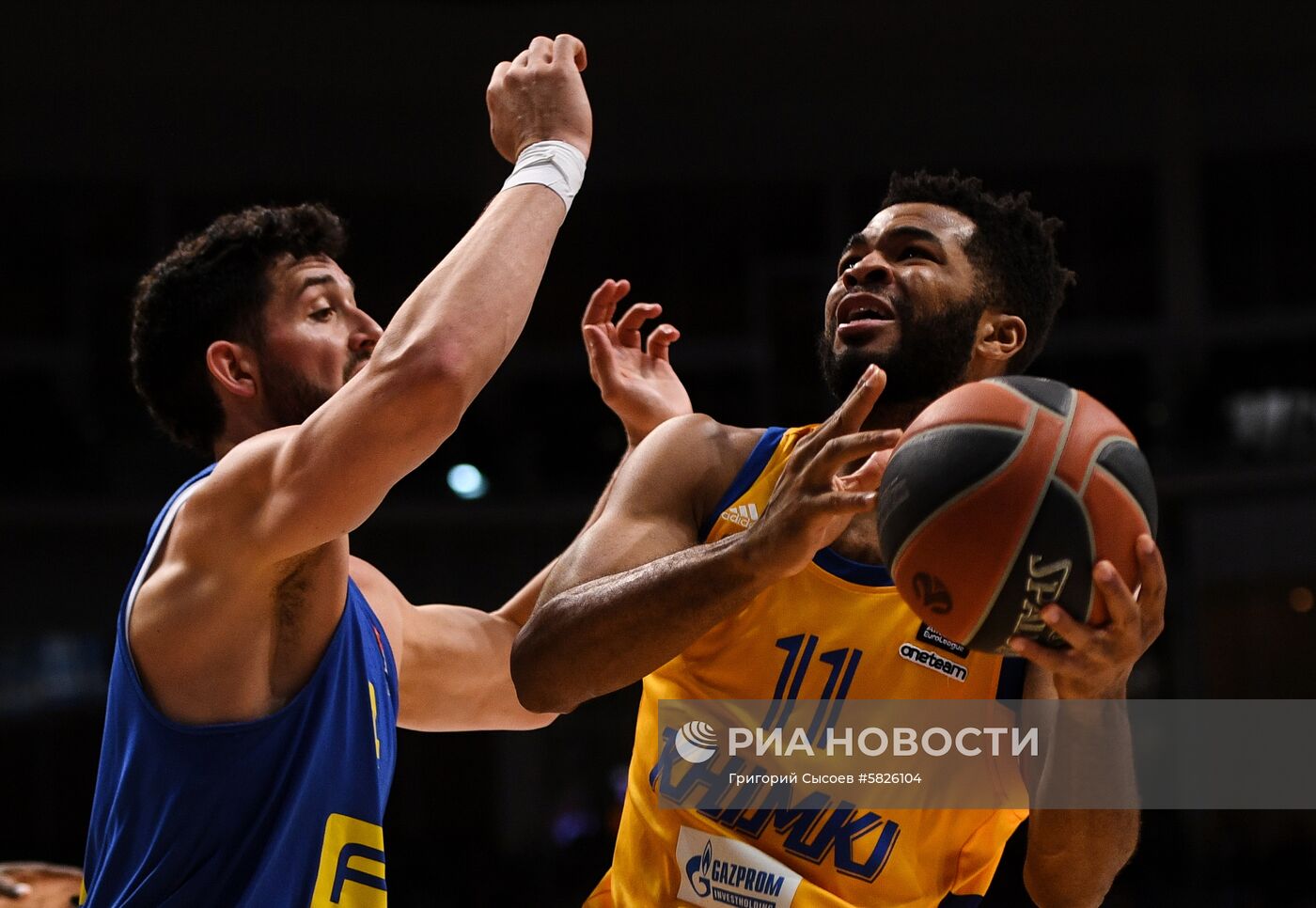 Баскетбол. Евролига. Матч "Химки" - "Маккаби"