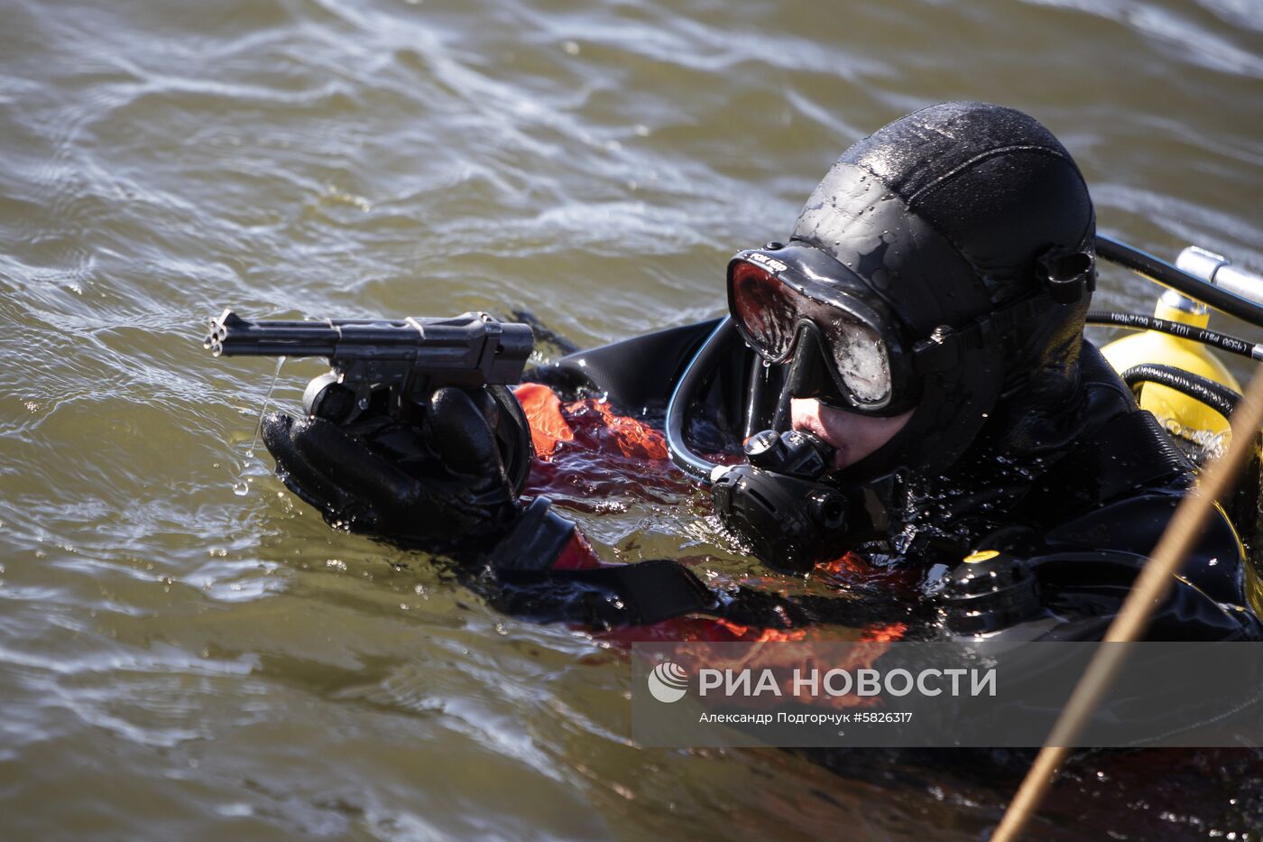 Тренировка отряда Балтийской военно-морской базы