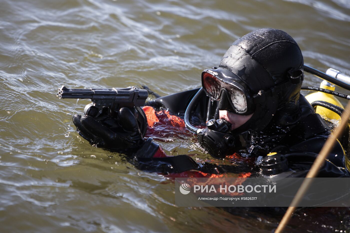 Тренировка отряда Балтийской военно-морской базы