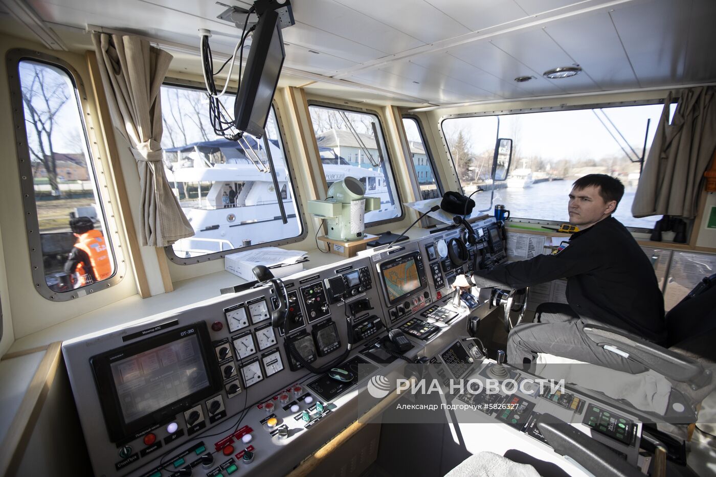 Тренировка отряда Балтийской военно-морской базы