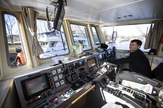 Тренировка отряда Балтийской военно-морской базы