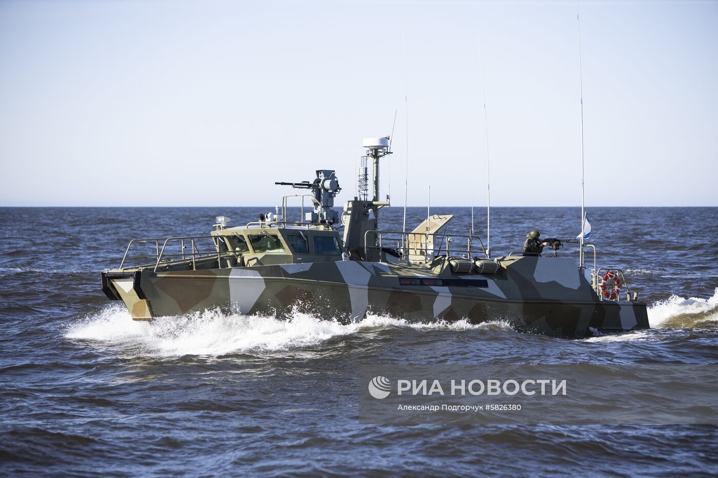 Тренировка отряда Балтийской военно-морской базы